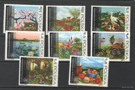 Марки Польши. Охрана природы. 1973г.