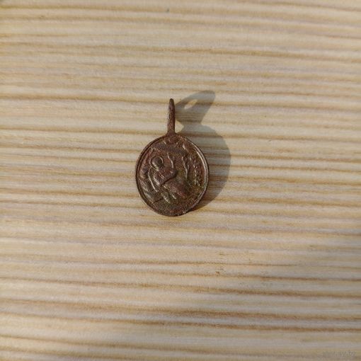 Образок старинный католический