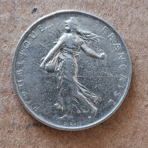 Франция 1 франк, 1971 г., KM# 925