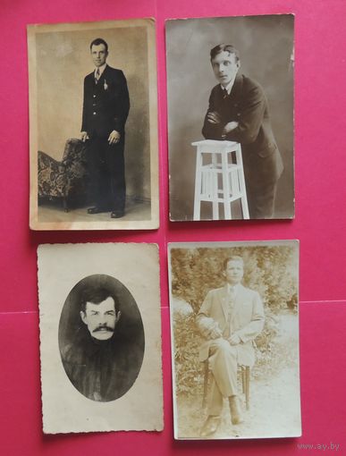 Фото "Мужские портреты", Зап. Бел., 1920-1930-е гг.
