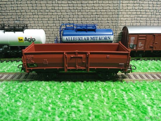 Полувагон 2-х осный (тер)  -АС -ЛОМ-  б/у 1/87 HO