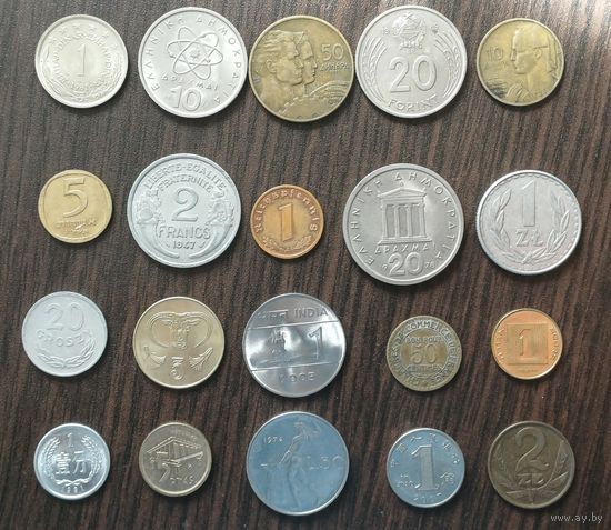 20 монет без повторов