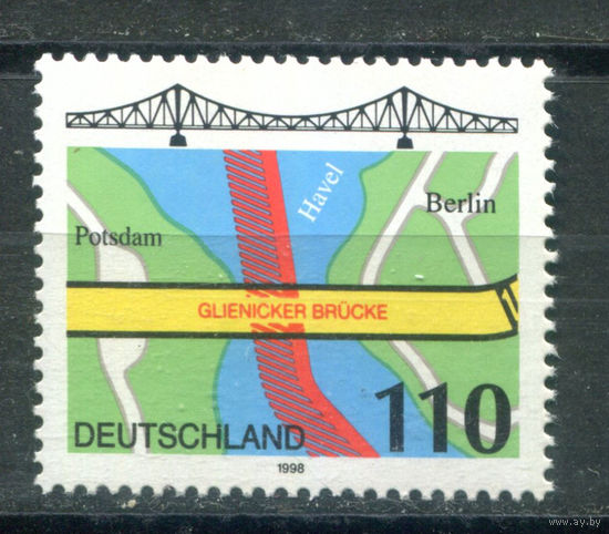 Германия - 1998г. - Мосты - полная серия, MNH [Mi 1967] - 1 марка