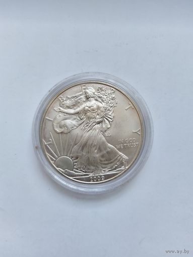 США 1 доллар 2009 шагающая Свобода унцовка