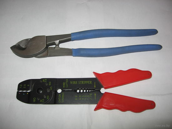 Кабелерез ручной + стриппер. Лот - 36 руб. (можно по отдельности).