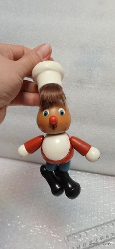 Поварёнок. Деревянная игрушка СССР. 21