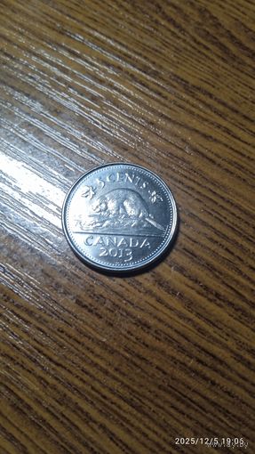 Канада 5 центов 2013