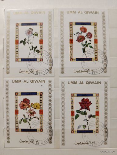 РАСПРОДАЖА КОЛЛЕКЦИИ. ОАЭ, марки "цветы"