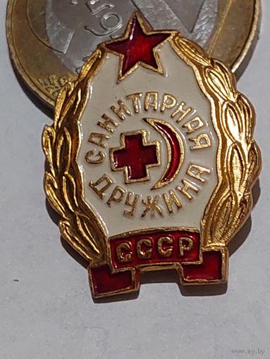 Значок " Санитарная дружина "