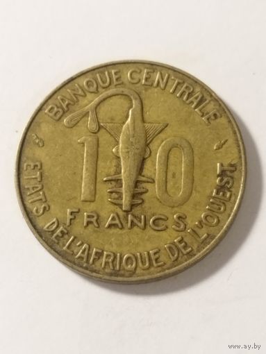 Западная Африка ВСЕАО 10 франков 1982