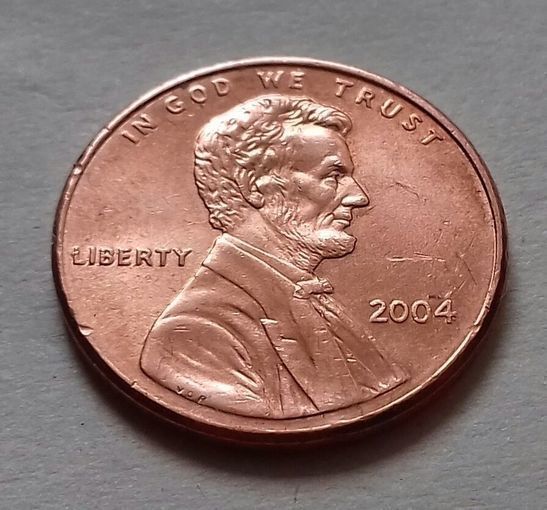 1 цент, США 2004,  2004 D