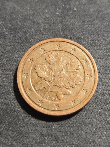 Германия 2 евроцента 2009 A