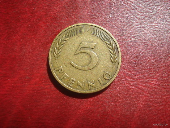 5 пфеннигов 1950 года F Германия