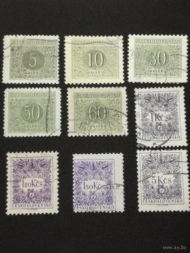 Чехословакия 1954. Доплатные марки