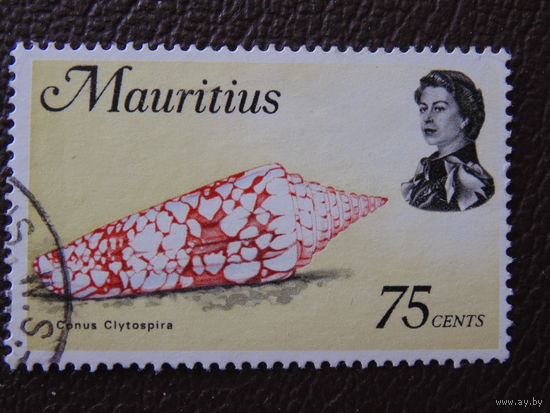Маврикий 1969 г. Морская фауна.