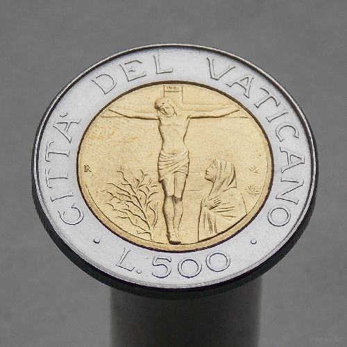 Ватикан 500 Лир 1987