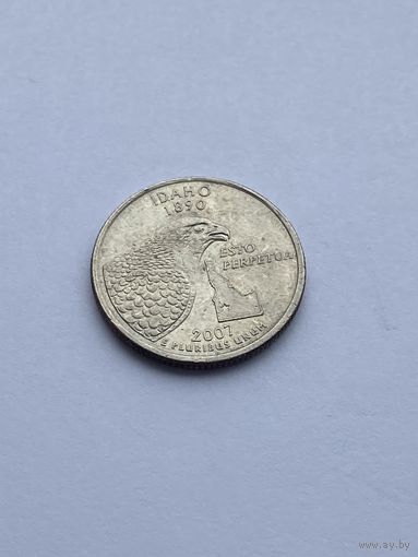 25 центов 2007 г. Айдахо, США