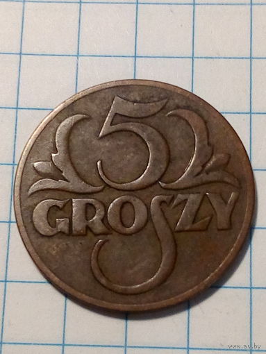 5 гроша Польша 1931 год
