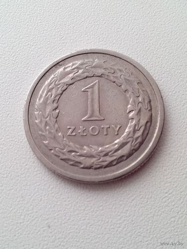 1 злотый 1991 г. Польша.