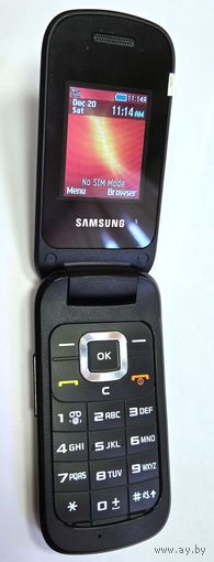Редкий Samsung Мобильный Смартфон Сотовый Телефон-Раскладушка Samsung Flip SGH-S275R Сеть GSM/HSPA/2G/3G Батарея 800 mAh Камера 1.3 MP Дисплей 1.8 in., Белпочта По РБ: 5 Руб, Лот 33 Аукцион: 03