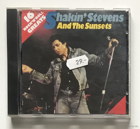 Audio CD, SHAKIN STEVENS AND THE SUNSETS – 16 ROCK AND ROLL GREATS -  Switzerland – 1991