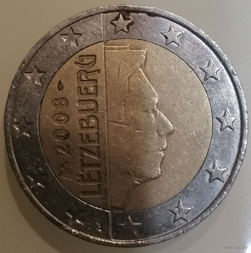 Люксембург 2 евро 2008 год