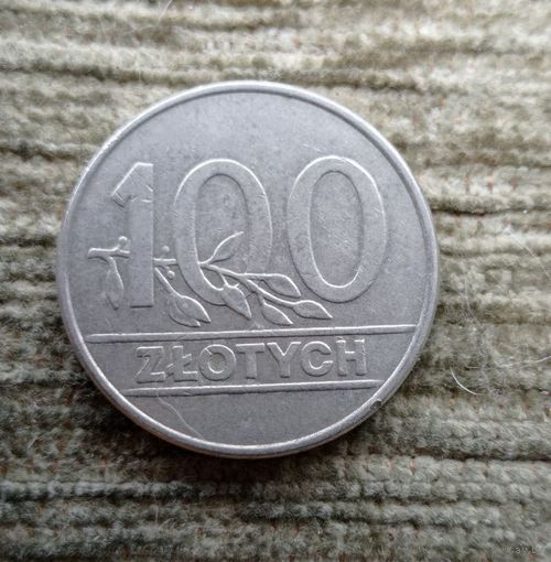 Werty71 Польша 100 злотых 1990 года