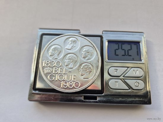 Бельгия 500 франков, 1980 года. 150 лет независимости (150 ANS D'INDEPENDANCE DE LA BELGIQUE). Серебро 510.