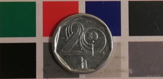 Чехия 20 геллеров 1995
