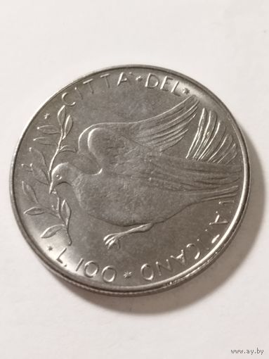 Ватикан 100 лир 1976