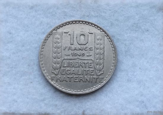 Werty71 Франция 10 Франков 1949