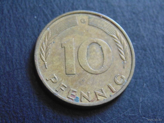 Германия 10 пфеннигов 1980 года(G)