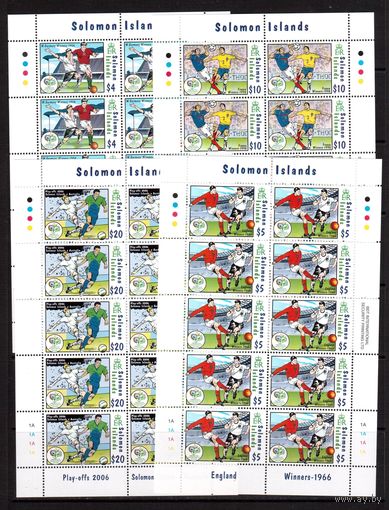 Солмоны-2006,(Мих.1305-1308)  ** 4 м/л ,Спорт, ЧМ-2006 по футболу