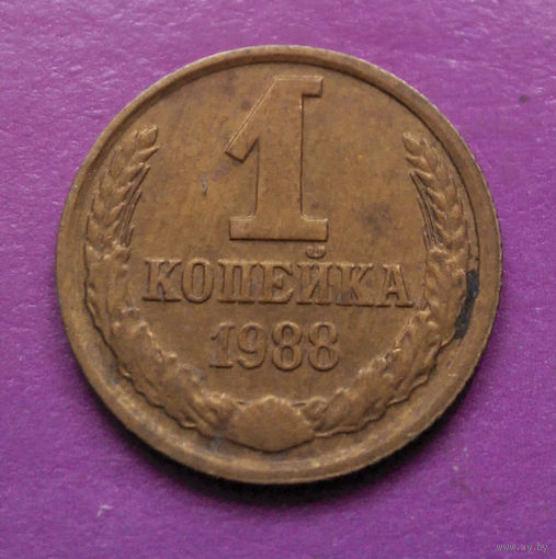 1 копейка 1988 года СССР #04