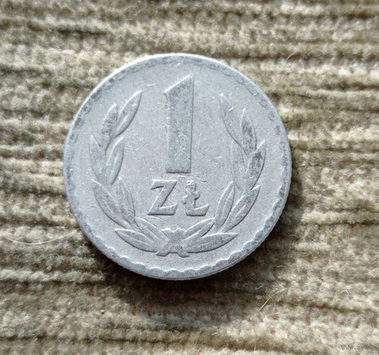 Werty71 Польша 1 злотый 1949 алюминий