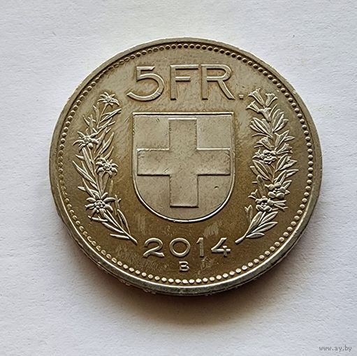 Швейцария 5 франков, 2014