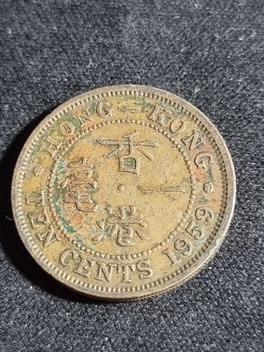 Гонконг 10 центов 1959