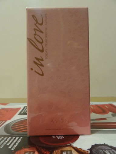 AVON / IN LOVE. ЗАПЕЧАТАНА. Лимитированный выпуск. Снятость. Парфюмерная вода. Новая          #духи