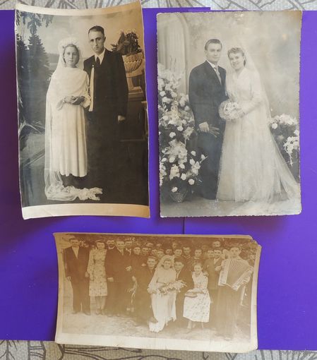 Фото "Свадьба", Польша, Беларусь (18*11 см), 1930-1950-е гг.
