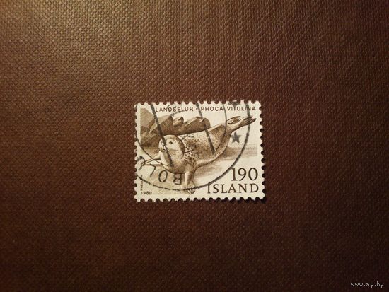 Исландия 1980 г.Тюлень.