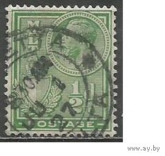 Мальта. Король Георг V. Герб. 1926г. Mi#116.