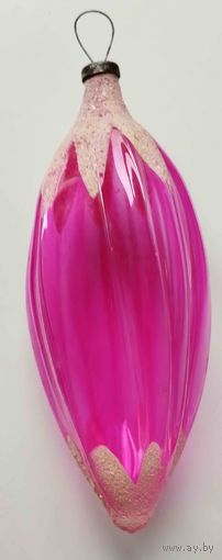 Елочная игрушка СССР. Сосулька