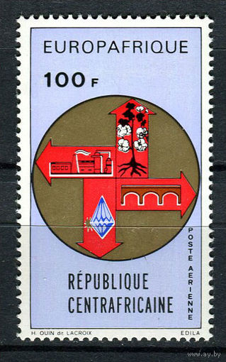 Центральноафриканская Республика - 1972 - Организация Europafrica - [Mi. 288] - полная серия - 1 марка. MNH.
