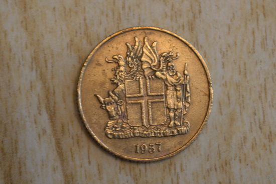 Исландия 1 крона 1957