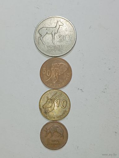 Замбия 20 нгве 1968 , 50 нгве 2015 , 10 нгве 2012 , 1 нгве 1968 года .