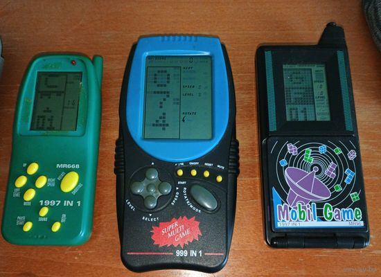 Тетрис 3 штуки рабочие необычные корпуса