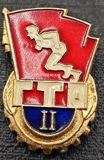 Знак нагрудный ГТО. 2 ступень, ЗХЛ