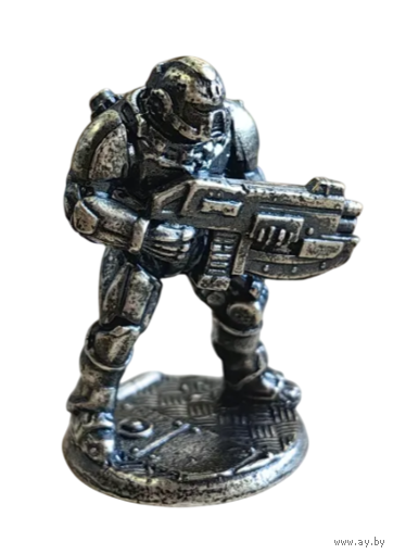 Статуэтка миниатюра Воин Металл/сплав