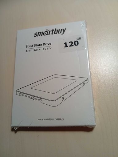 SSD 120Gb SmartBuy, новый, запечатан