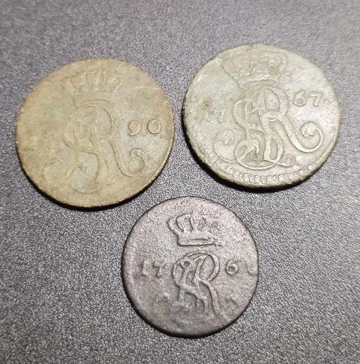 Грош Августа Понятовского 1790!!! 1767